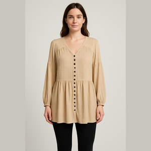 Easel tunic blouse